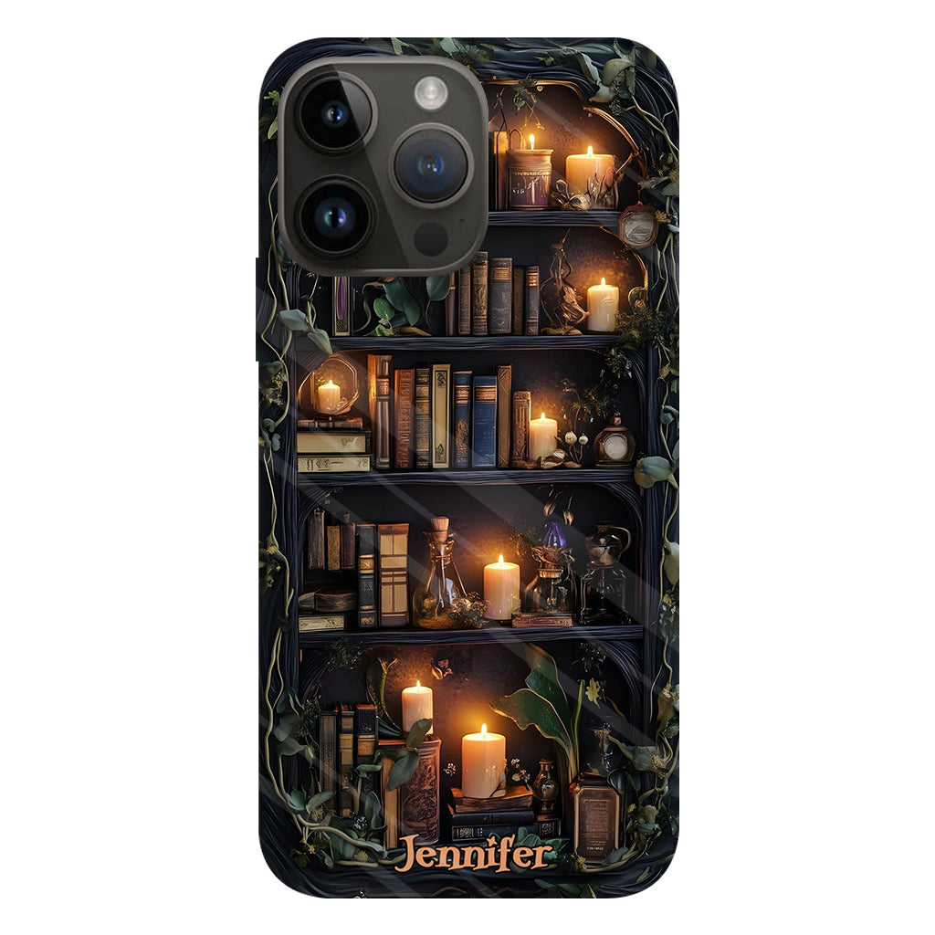 Bookself - Étui de téléphone personnalisé avec livre imprimé intégralement