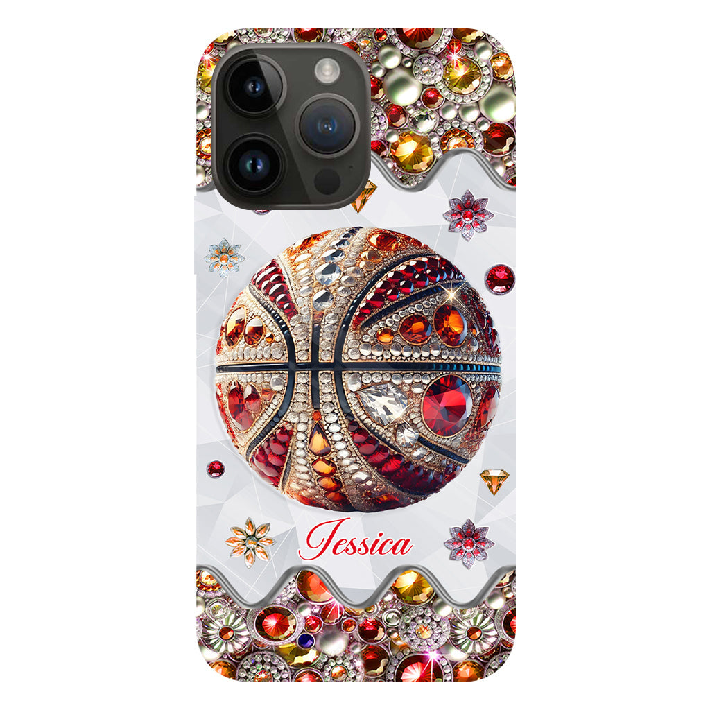 Passionné de basketball - Coque de téléphone personnalisée avec imprimé intégral de basketball