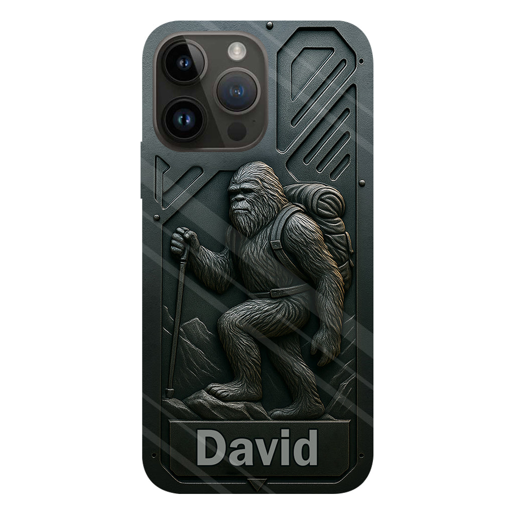 Sasquatch - Coque de téléphone personnalisée avec motif intégral de randonnée