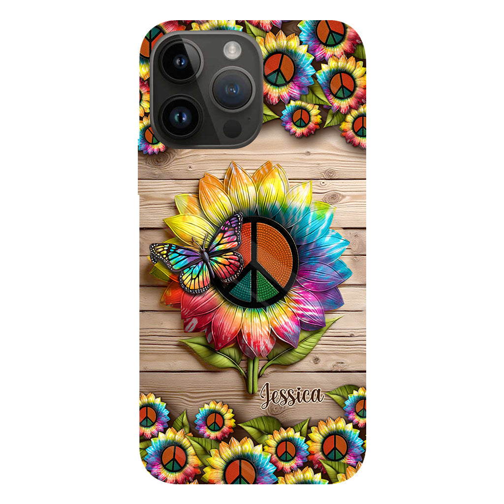 Hippie Soul – Personalisierte Handyhülle mit Hippie-Vollbilddruck