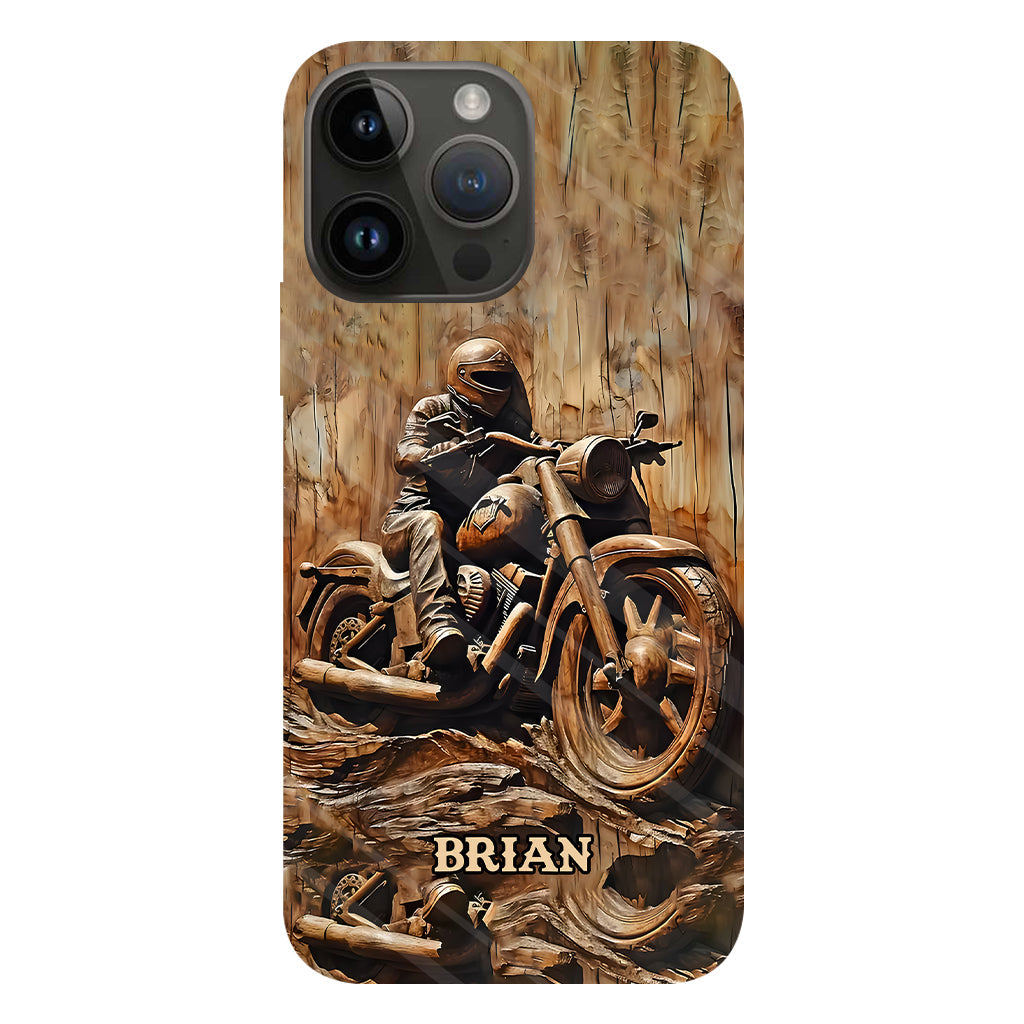 Biker – Personalisierte Handyhülle mit Biker-Motiv und Volldruck