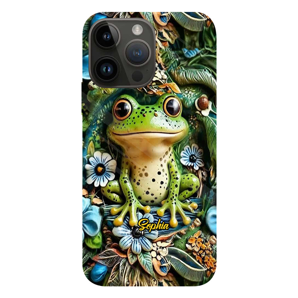 Love Frogs - Personalized Frog Full Print Phone Case