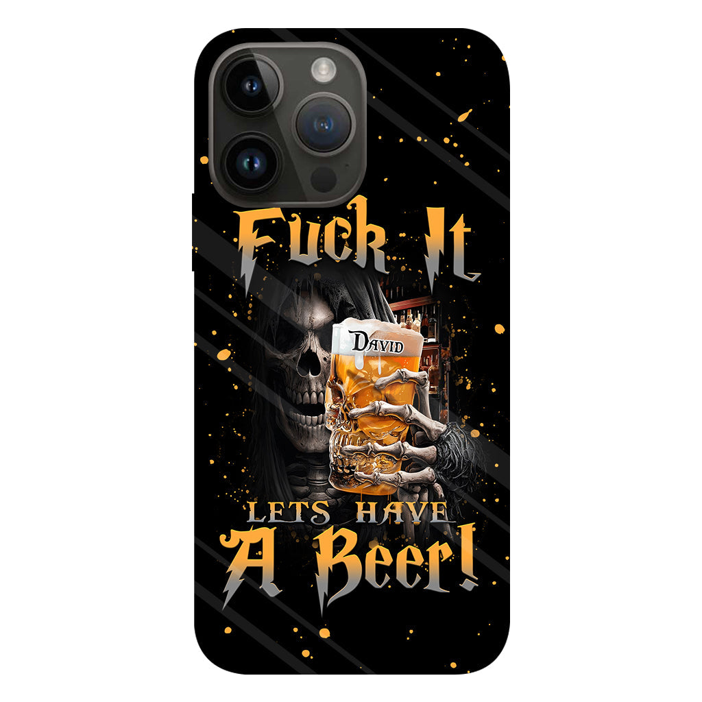 Prenons une bière ! - Coque de téléphone personnalisée avec impression intégrale sur le thème de la bière