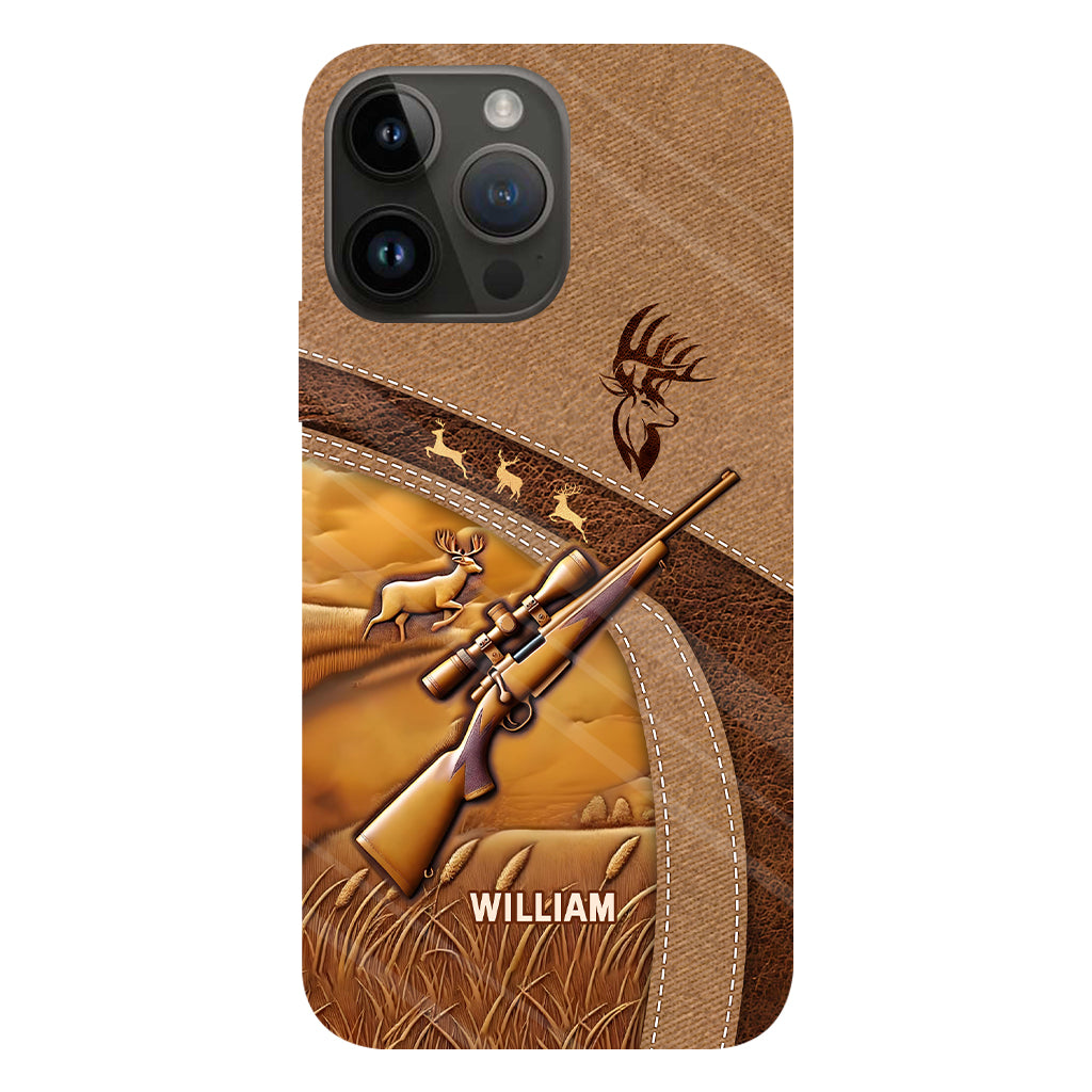 Passionné de chasse - Coque de téléphone personnalisée avec motif intégral sur le thème de la chasse