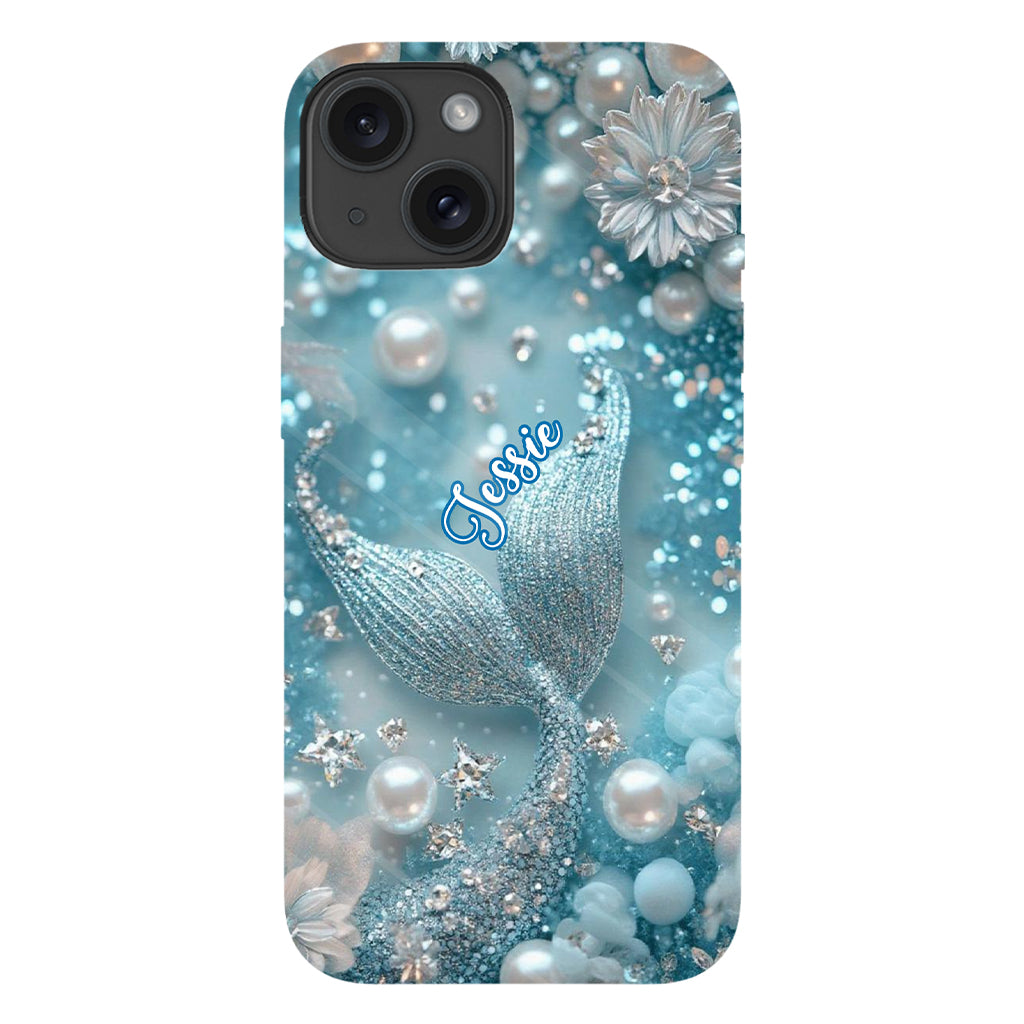 Petite plage salée - Coque de téléphone personnalisée pour amoureux de la mer avec impression intégrale