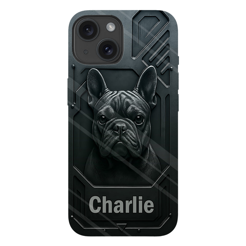 Beste Hundemama/Hundepapa – Personalisierte Handyhülle mit Hundemotiv