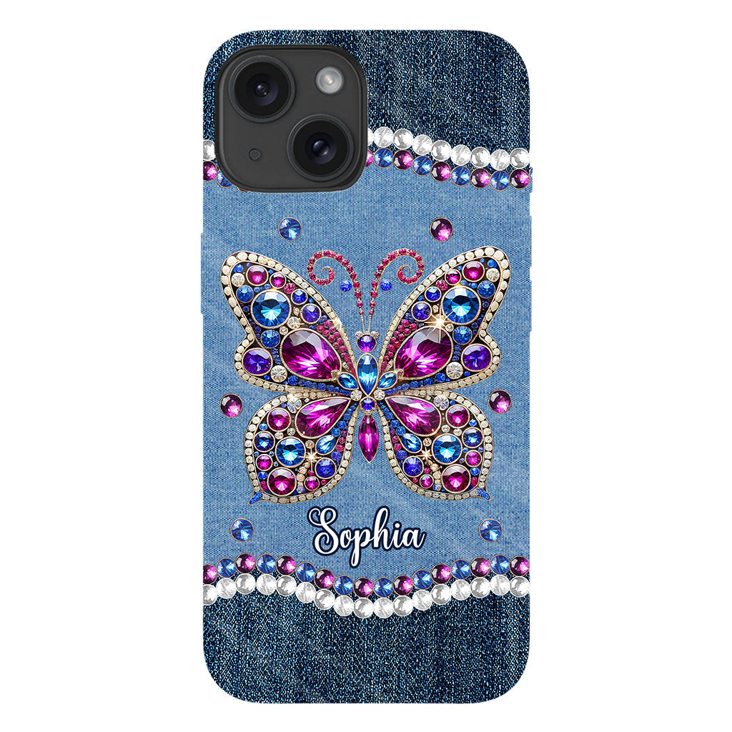 Wunderschöner Schmetterling – personalisierte Handyhülle mit Schmetterlingsmotiv