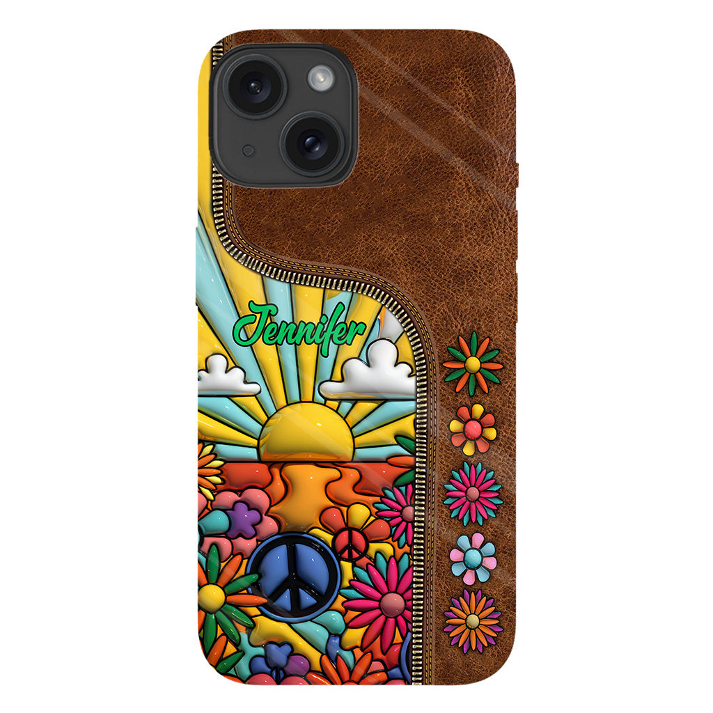 Coque de téléphone personnalisée Hippie Soul - Motif hippie intégral