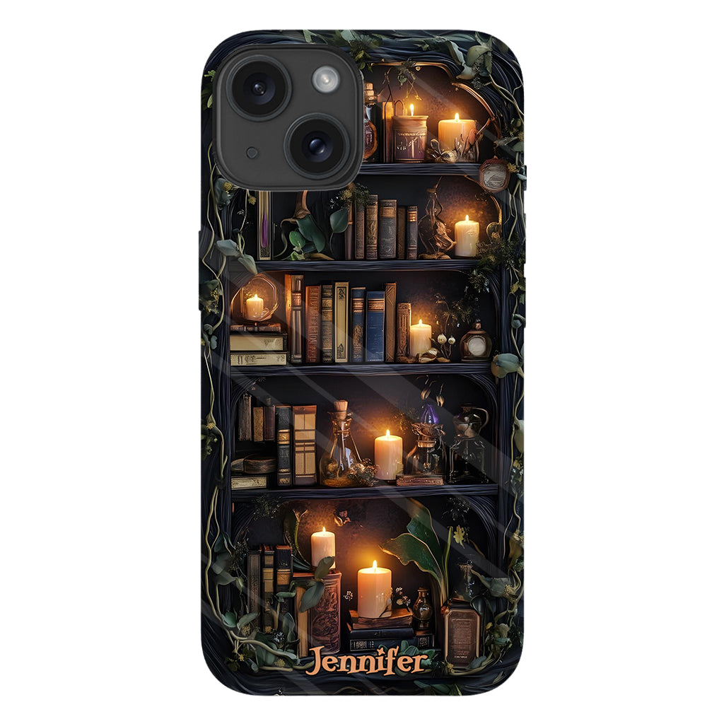 Bookself - Étui de téléphone personnalisé avec livre imprimé intégralement