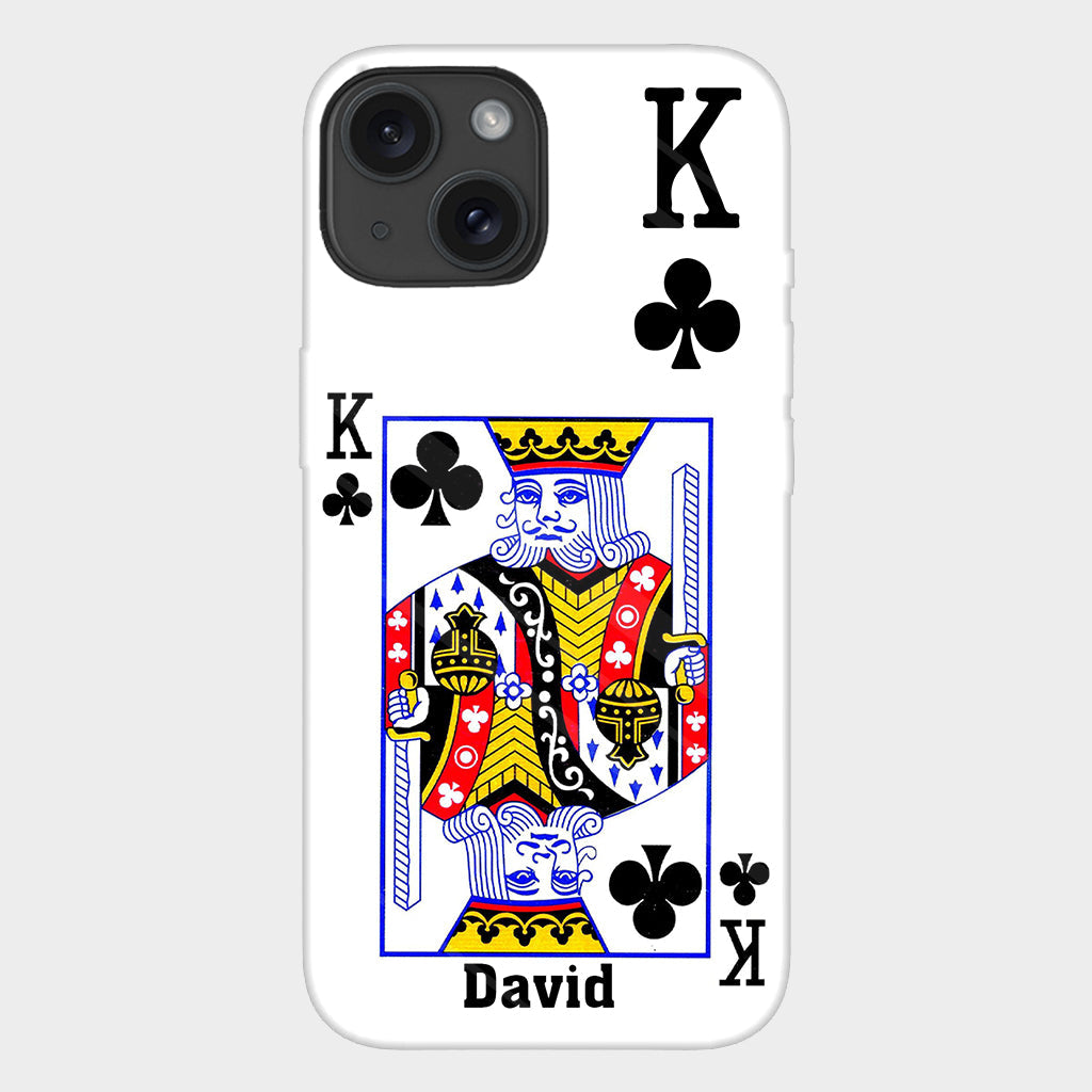 King And Queen - Personalized Couple Full Print Phone Case