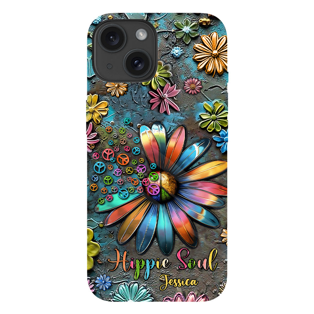 Hippie Soul – Personalisierte Handyhülle mit Hippie-Vollbilddruck
