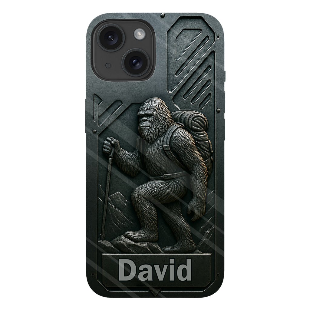 Sasquatch - Coque de téléphone personnalisée avec motif intégral de randonnée