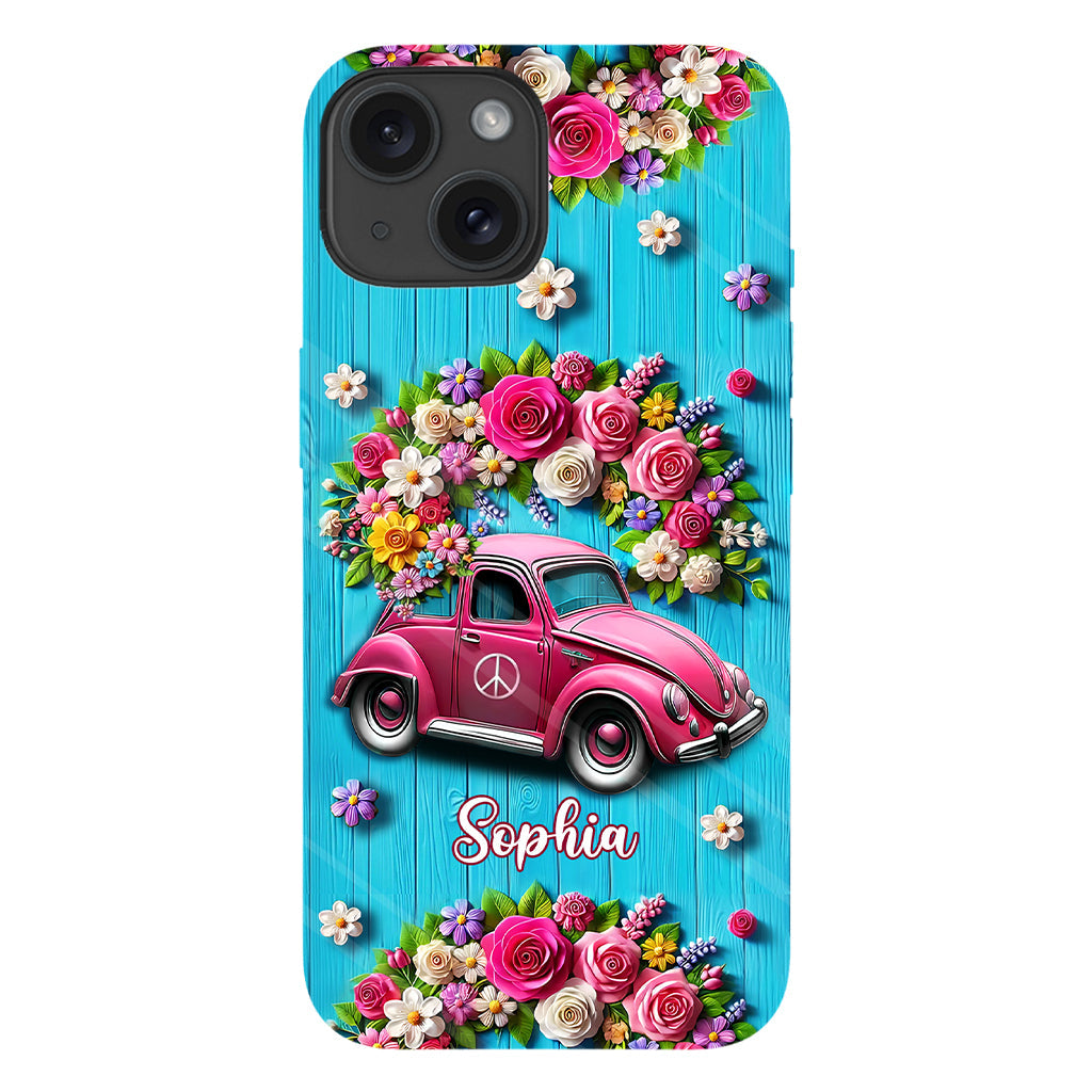 Hippie Soul – Personalisierte Handyhülle mit Hippie-Vollbilddruck
