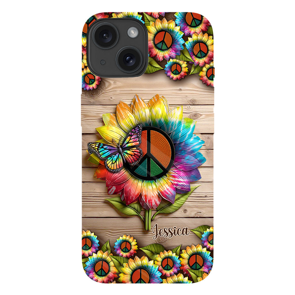 Hippie Soul – Personalisierte Handyhülle mit Hippie-Vollbilddruck