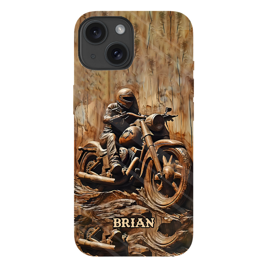 Biker – Personalisierte Handyhülle mit Biker-Motiv und Volldruck