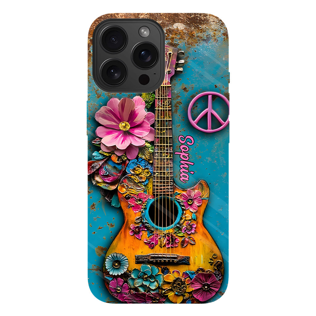 Coque de téléphone personnalisée Hippie Soul - Motif hippie intégral