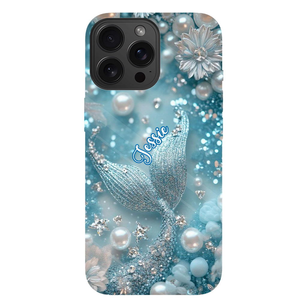 Petite plage salée - Coque de téléphone personnalisée pour amoureux de la mer avec impression intégrale