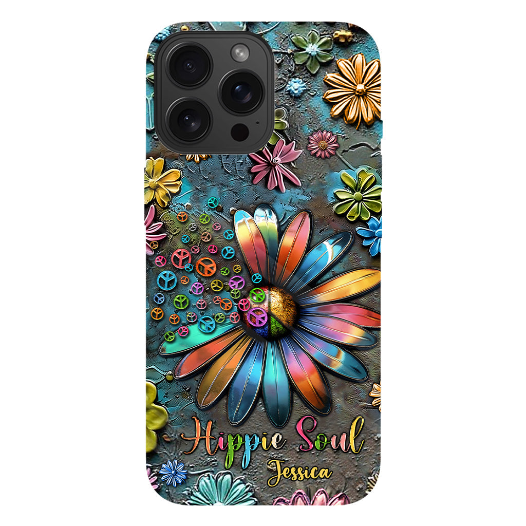 Hippie Soul – Personalisierte Handyhülle mit Hippie-Vollbilddruck