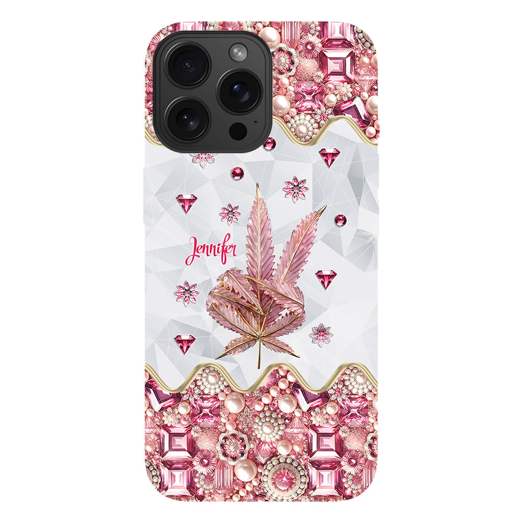 Il y a toujours du cannabis quelque part - Coque de téléphone et support de téléphone personnalisés avec impression intégrale -