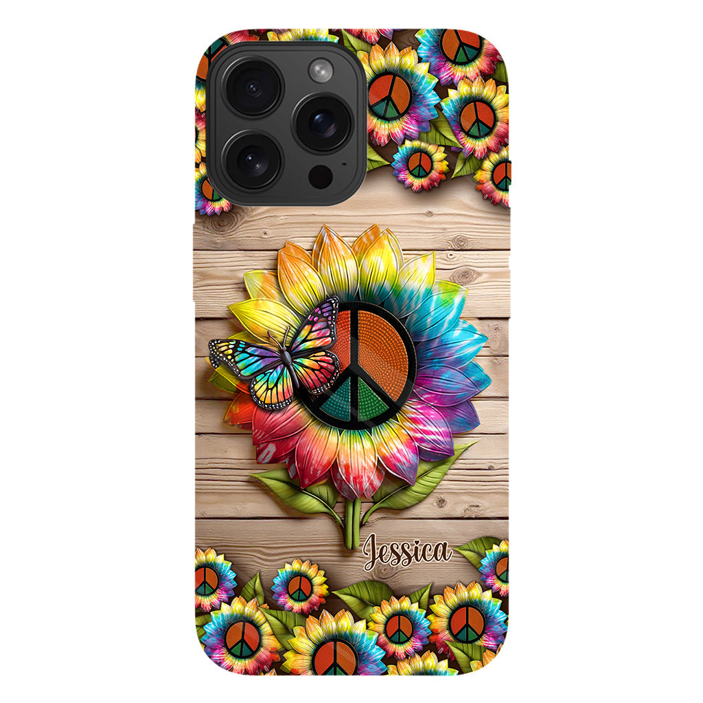 Hippie Soul – Personalisierte Handyhülle mit Hippie-Vollbilddruck