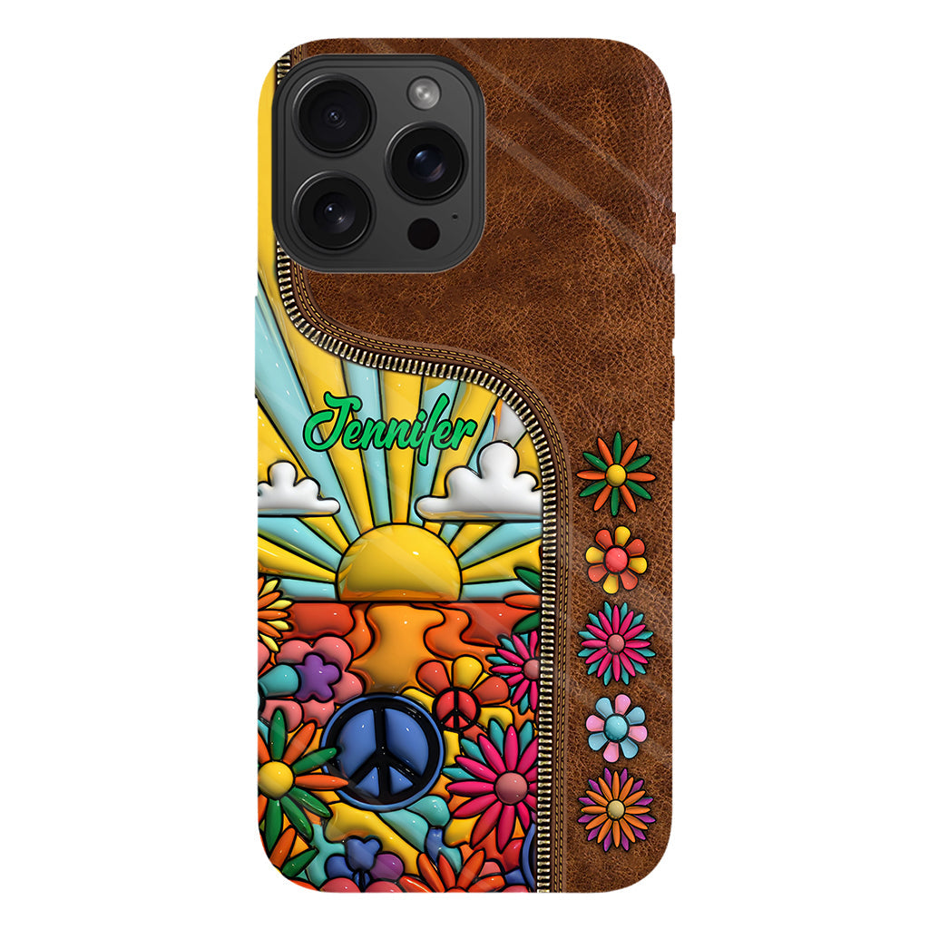 Coque de téléphone personnalisée Hippie Soul - Motif hippie intégral