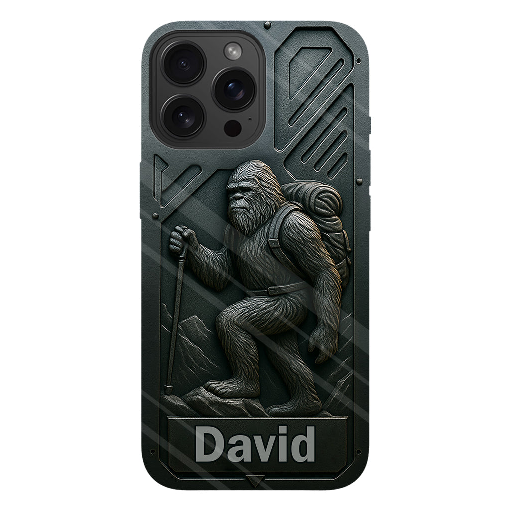 Sasquatch - Coque de téléphone personnalisée avec motif intégral de randonnée