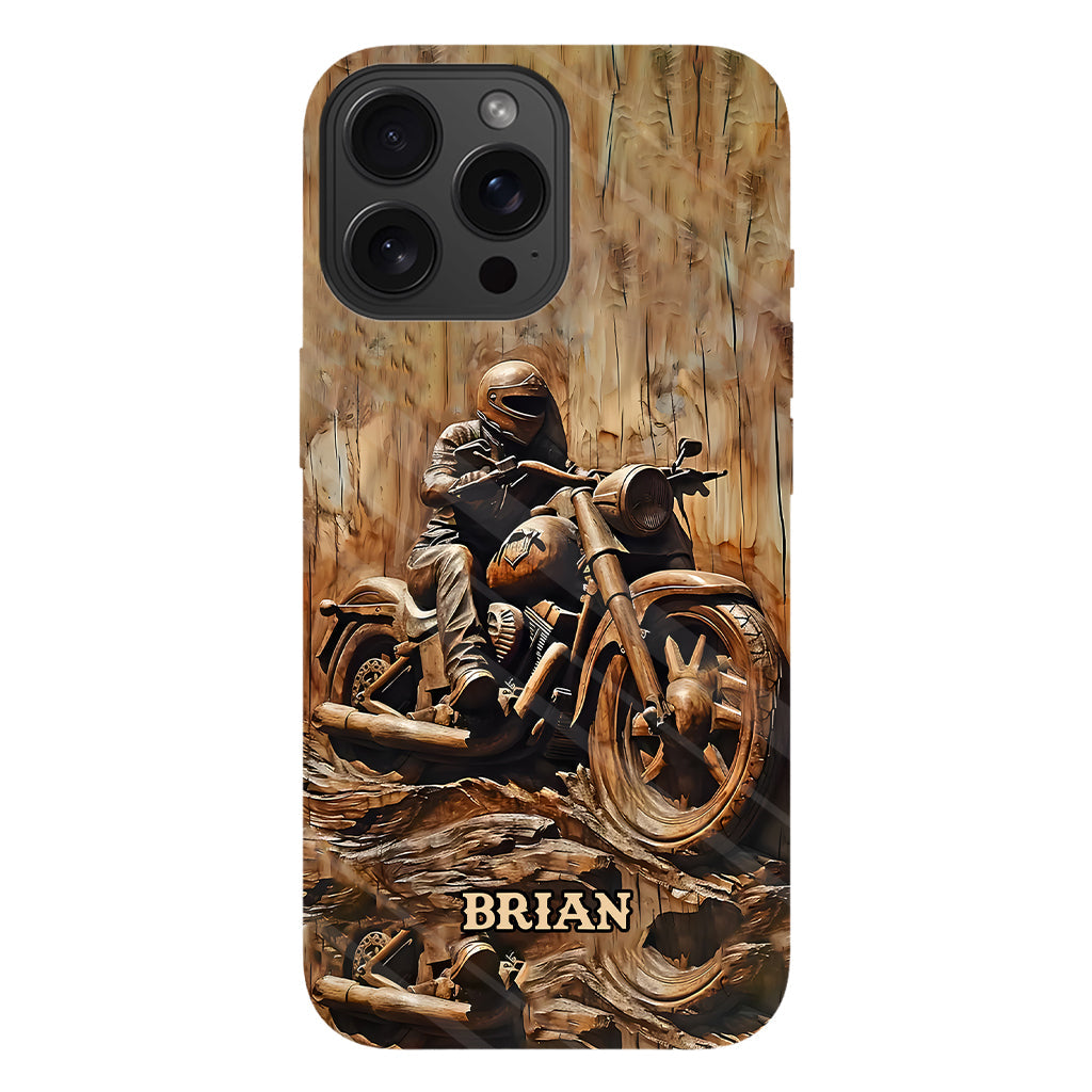 Biker – Personalisierte Handyhülle mit Biker-Motiv und Volldruck