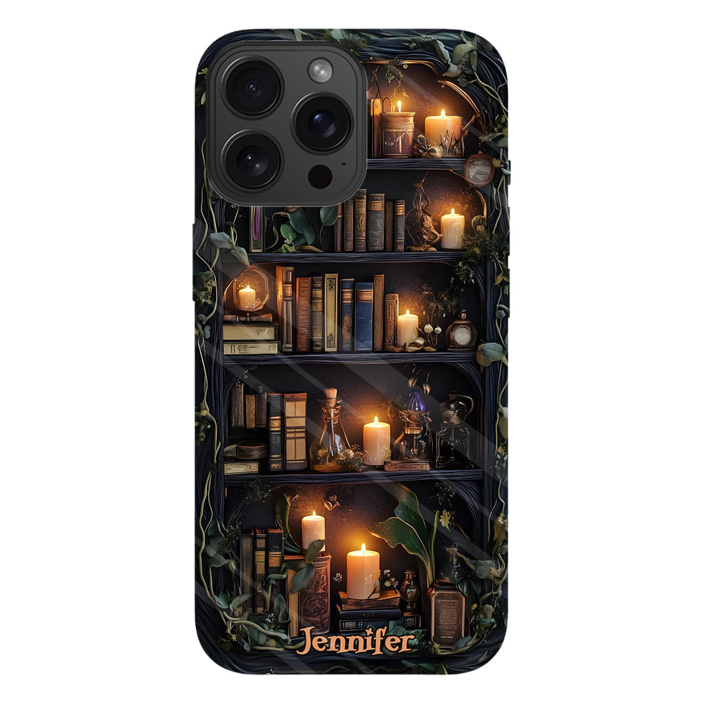 Bookself - Étui de téléphone personnalisé avec livre imprimé intégralement