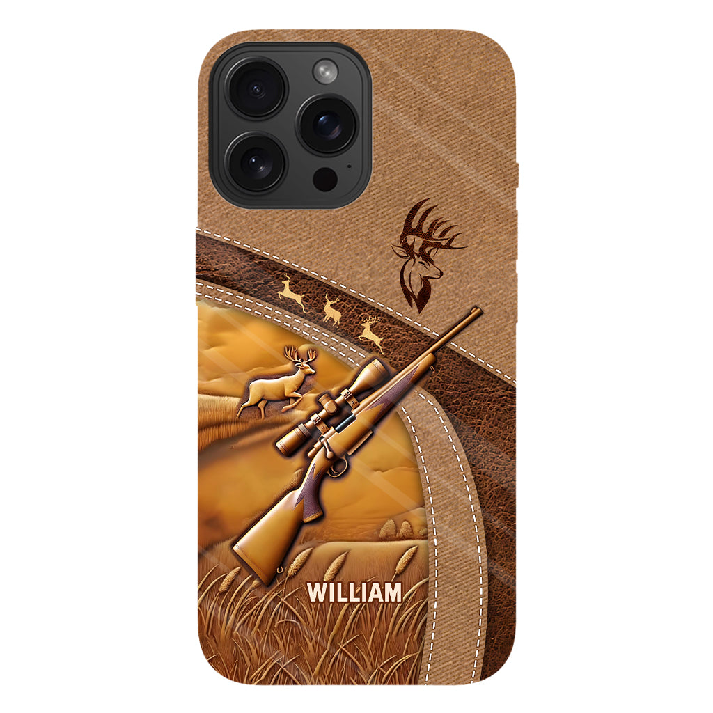 Passionné de chasse - Coque de téléphone personnalisée avec motif intégral sur le thème de la chasse