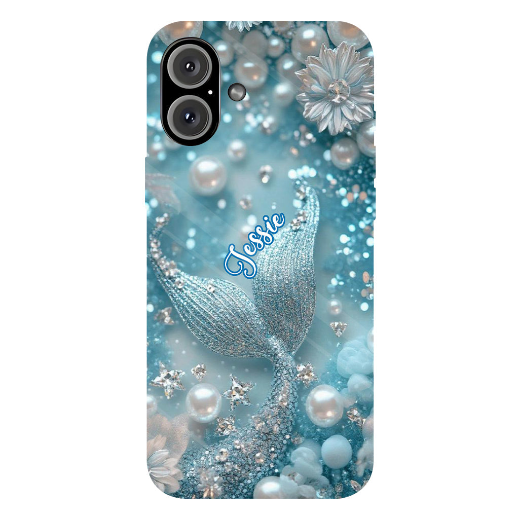 Petite plage salée - Coque de téléphone personnalisée pour amoureux de la mer avec impression intégrale