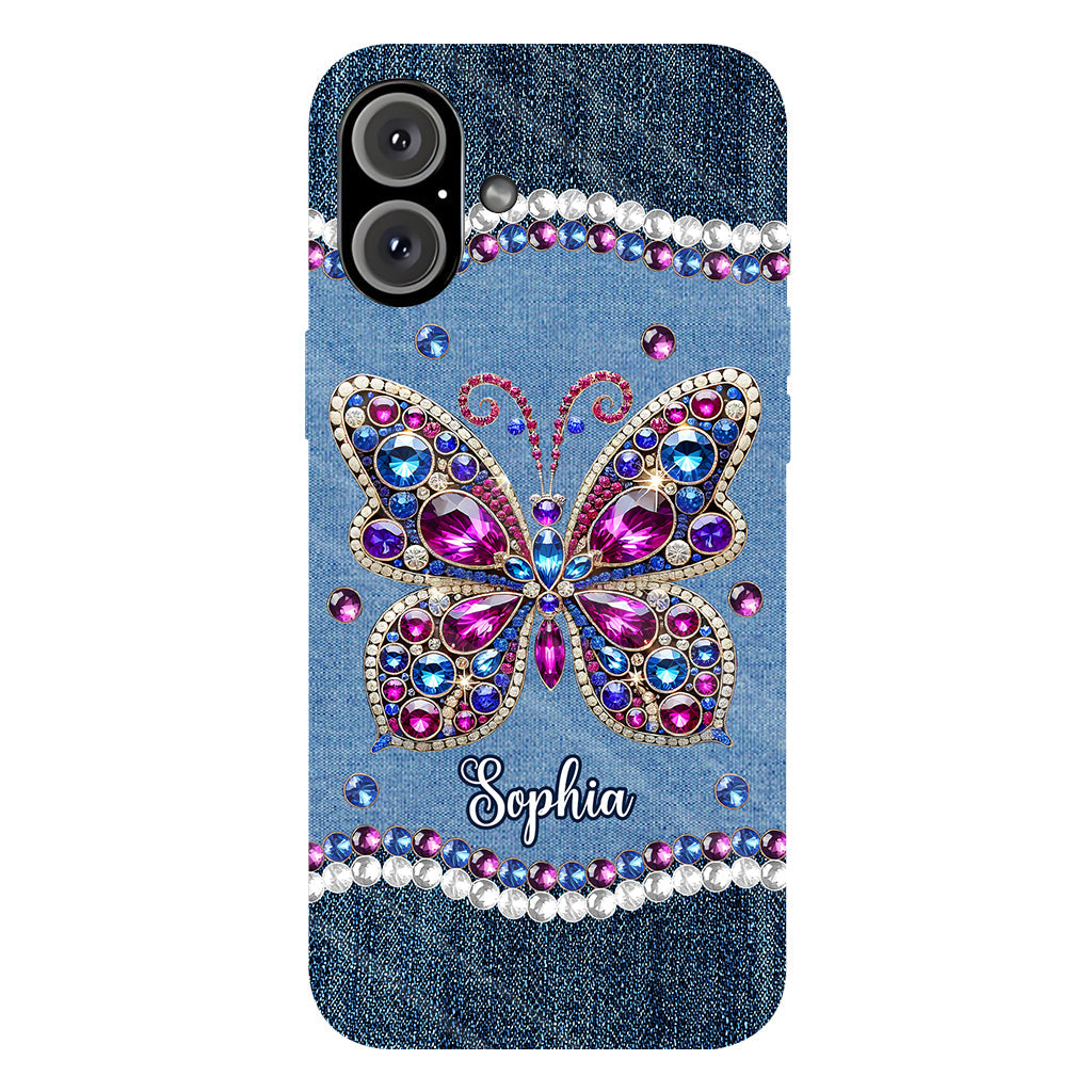 Wunderschöner Schmetterling – personalisierte Handyhülle mit Schmetterlingsmotiv