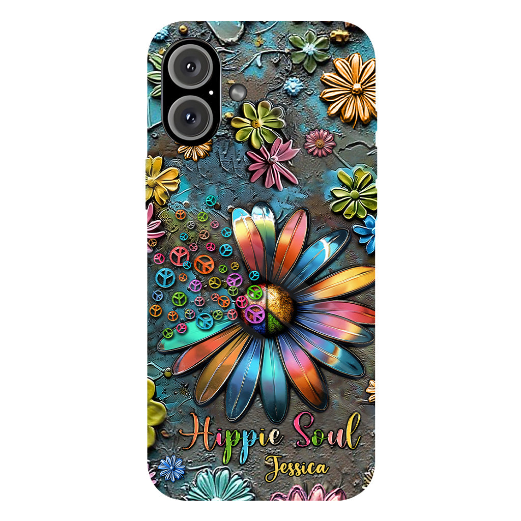 Hippie Soul – Personalisierte Handyhülle mit Hippie-Vollbilddruck