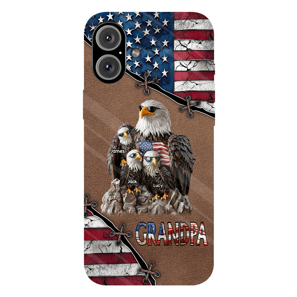 Strong Papa - Personalized Father Full Print Phone Case