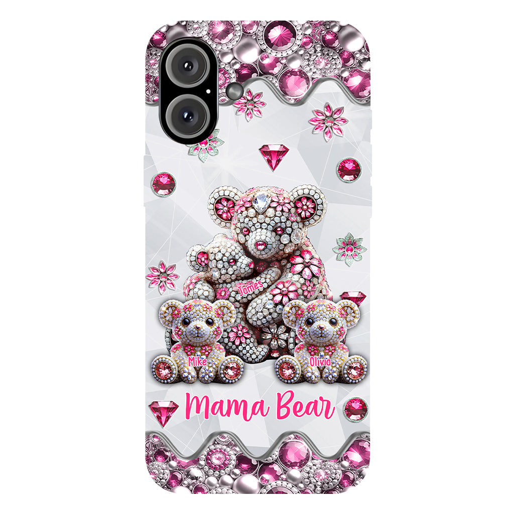 Mama Bear Gift For Mom, Grandma,.. - Personalized Mother Full Print Phone Case