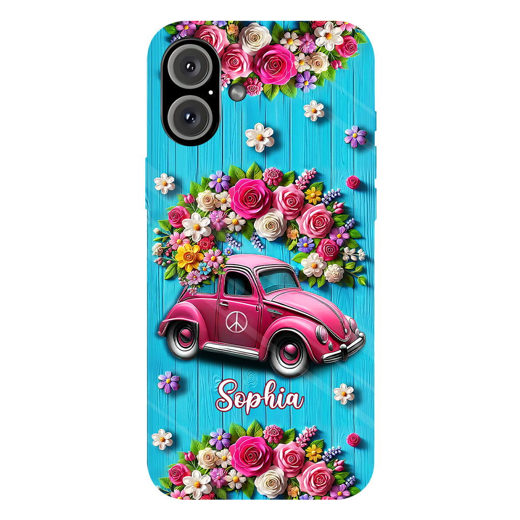 Hippie Soul – Personalisierte Handyhülle mit Hippie-Vollbilddruck