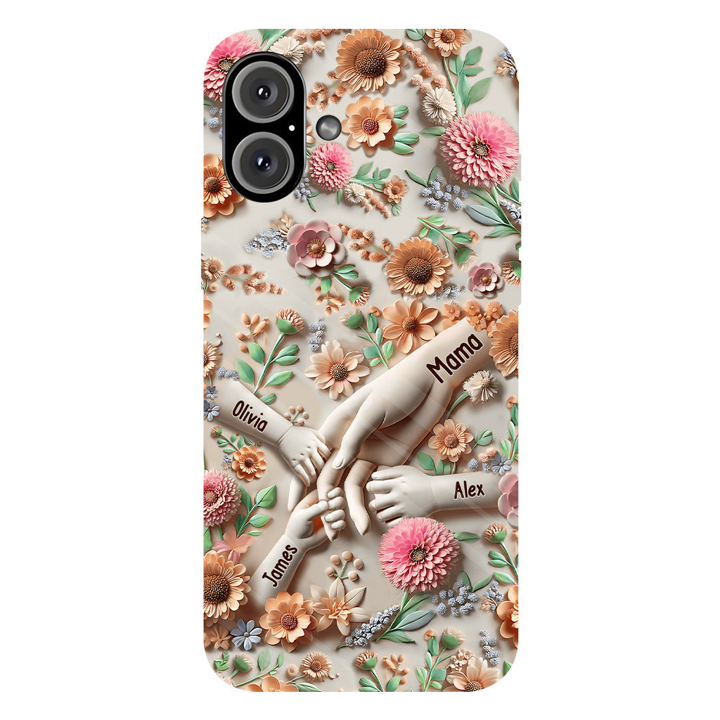 Hold Our Hands - Personalized Mother Full Print Phone Case