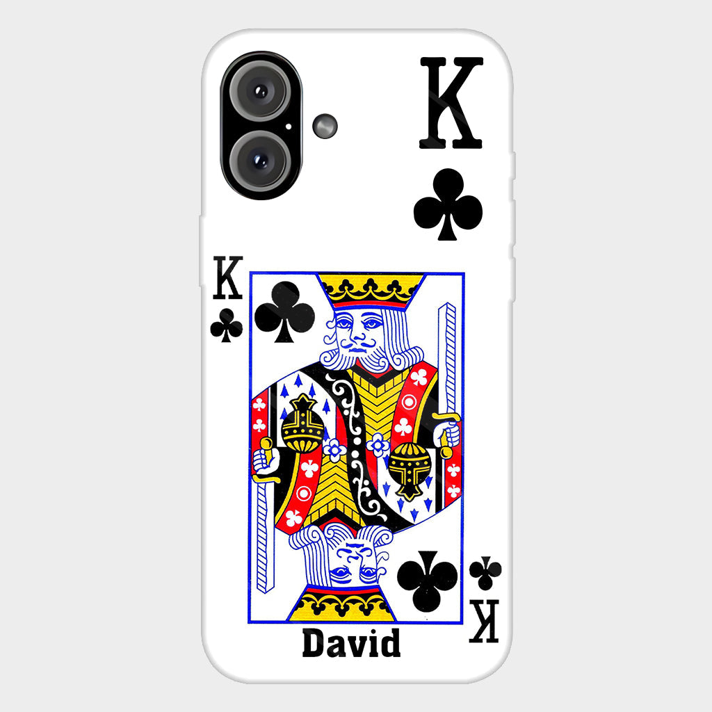 King And Queen - Personalized Couple Full Print Phone Case