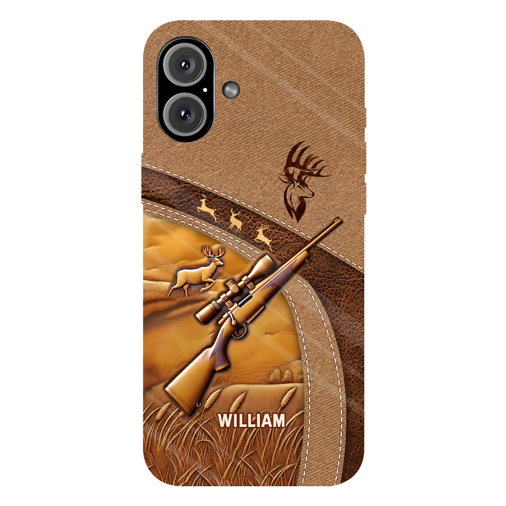 Passionné de chasse - Coque de téléphone personnalisée avec motif intégral sur le thème de la chasse