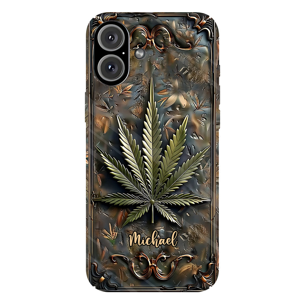 High Life – Personalisierte Handyhülle mit Weed-Motiv