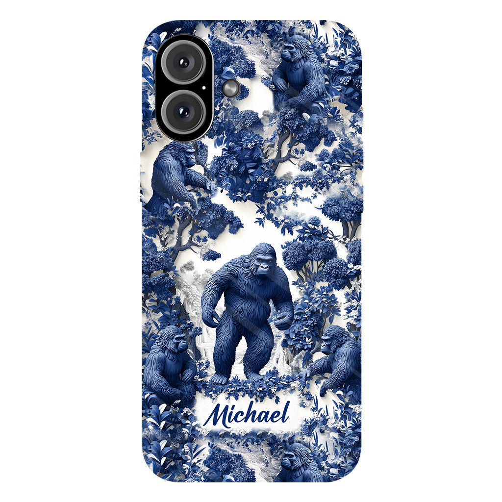 Bigfoot Sommer-Vibes – Personalisierte Handyhülle mit Wandermotiv
