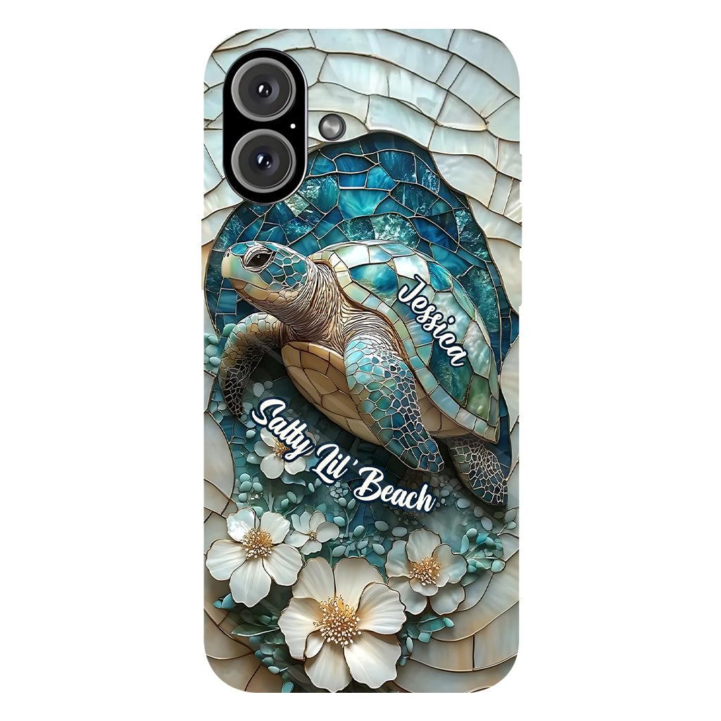 Wunderschöne Schildkröte – Personalisierte Handyhülle für Meeresliebhaber mit Vollbilddruck