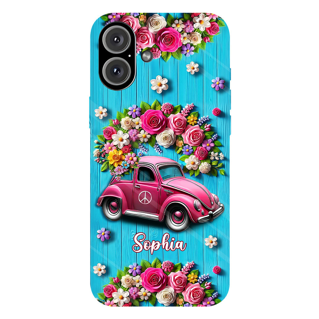 Hippie Soul – Personalisierte Handyhülle mit Hippie-Vollbilddruck