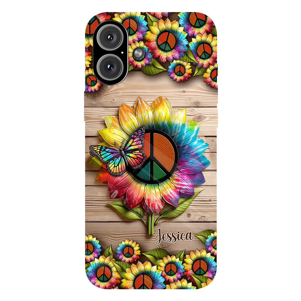 Hippie Soul – Personalisierte Handyhülle mit Hippie-Vollbilddruck