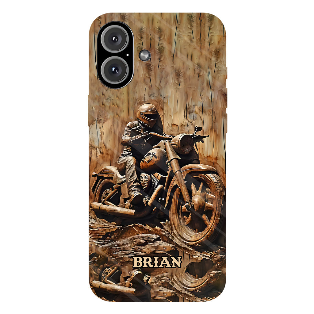 Biker – Personalisierte Handyhülle mit Biker-Motiv und Volldruck
