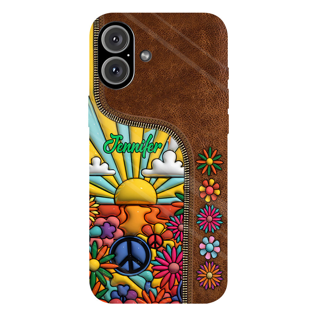 Coque de téléphone personnalisée Hippie Soul - Motif hippie intégral