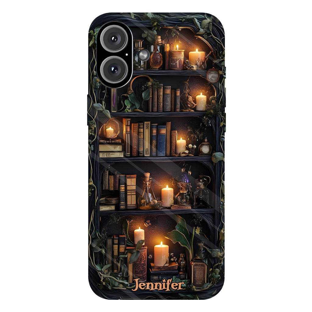 Bookself - Étui de téléphone personnalisé avec livre imprimé intégralement