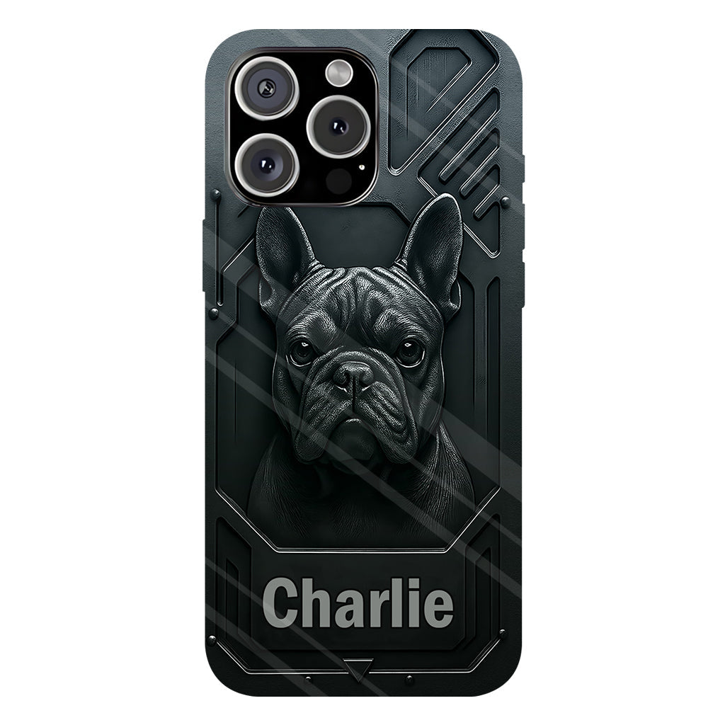 Beste Hundemama/Hundepapa – Personalisierte Handyhülle mit Hundemotiv