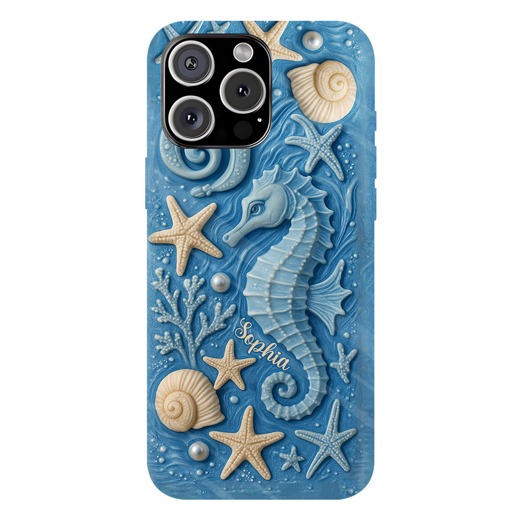 Juste une fille qui aime l'océan - Coque de téléphone personnalisée pour amoureux de la mer avec impression intégrale