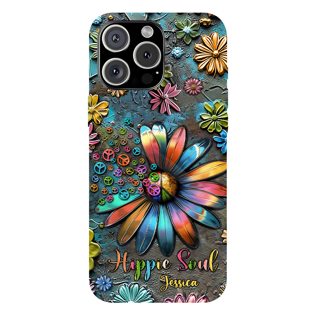 Hippie Soul – Personalisierte Handyhülle mit Hippie-Vollbilddruck