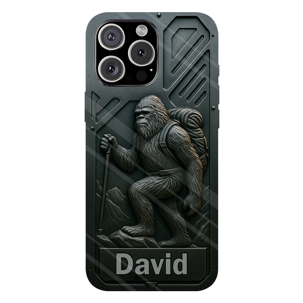 Sasquatch - Coque de téléphone personnalisée avec motif intégral de randonnée